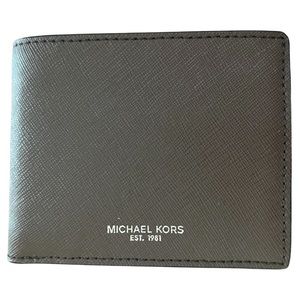 🆕MICHAEL KORS Mens Pocket Wallet Black
